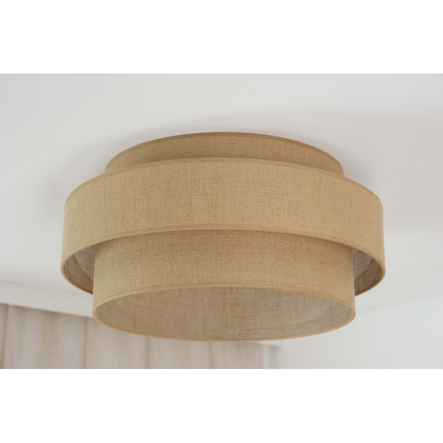 Brilagi - LED Plafon SPACE YUTE LED/12W/230V śr. 50 cm 3000K/4000K/6400K beżowy