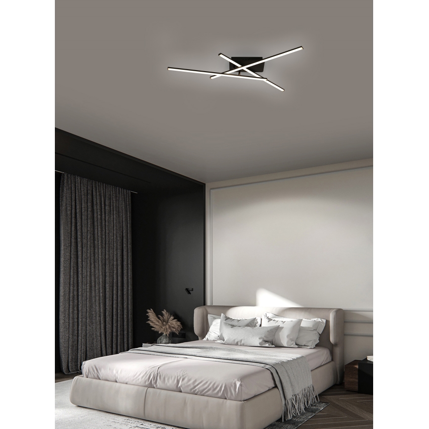 Brilagi - LED Plafon STRIPES LED/30W/230V czarne