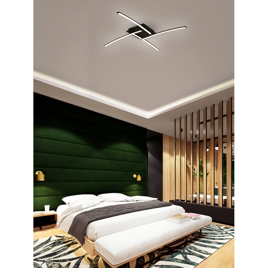 Brilagi - LED Plafon STRIPES LED/32W/230V czarne
