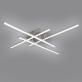 Brilagi - LED Plafon STRIPES LED/37W/230V srebrne