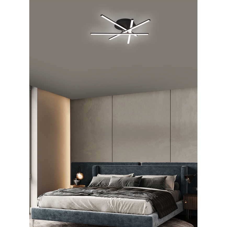 Brilagi - LED Plafon STRIPES LED/40W/230V czarne