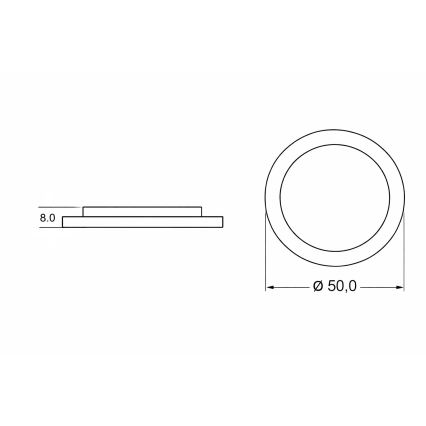 Brilagi - Dziecięca lampa sufitowa LED THUNDER 90W/230V 3000/4500/6000K, średnica 50 cm