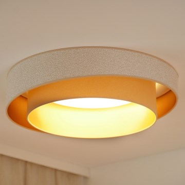 Brilagi - LED Plafon VEGAS SHINE LED/24W/230V śr. 60 cm beżowy/kremowy