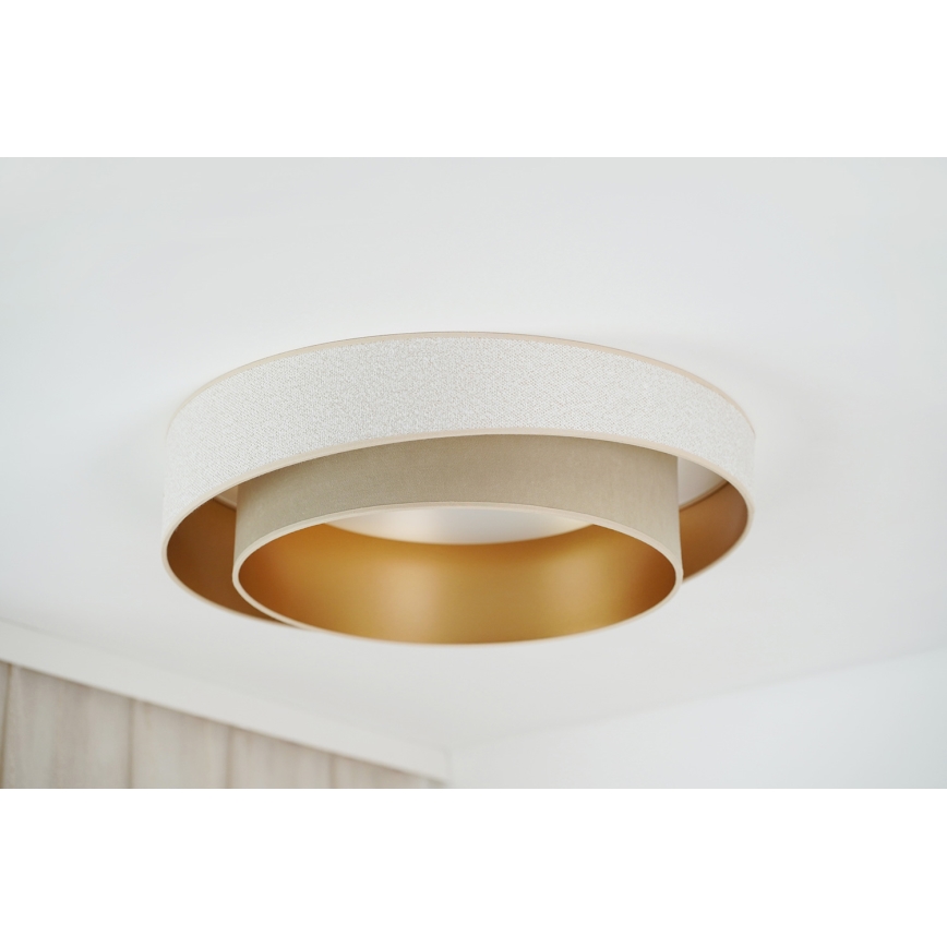 Brilagi - LED Plafon VEGAS SHINE LED/24W/230V śr. 60 cm beżowy/kremowy
