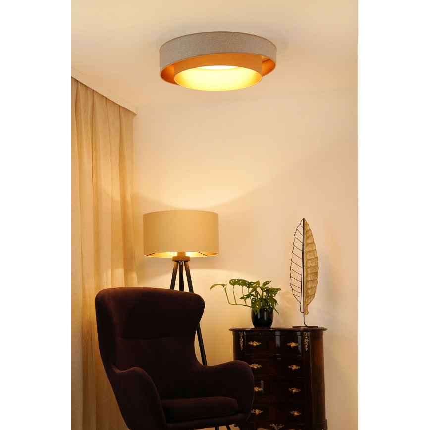 Brilagi - LED Plafon VEGAS SHINE LED/24W/230V śr. 60 cm beżowy/kremowy