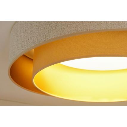 Brilagi - LED Plafon VEGAS SHINE LED/24W/230V śr. 60 cm beżowy/kremowy