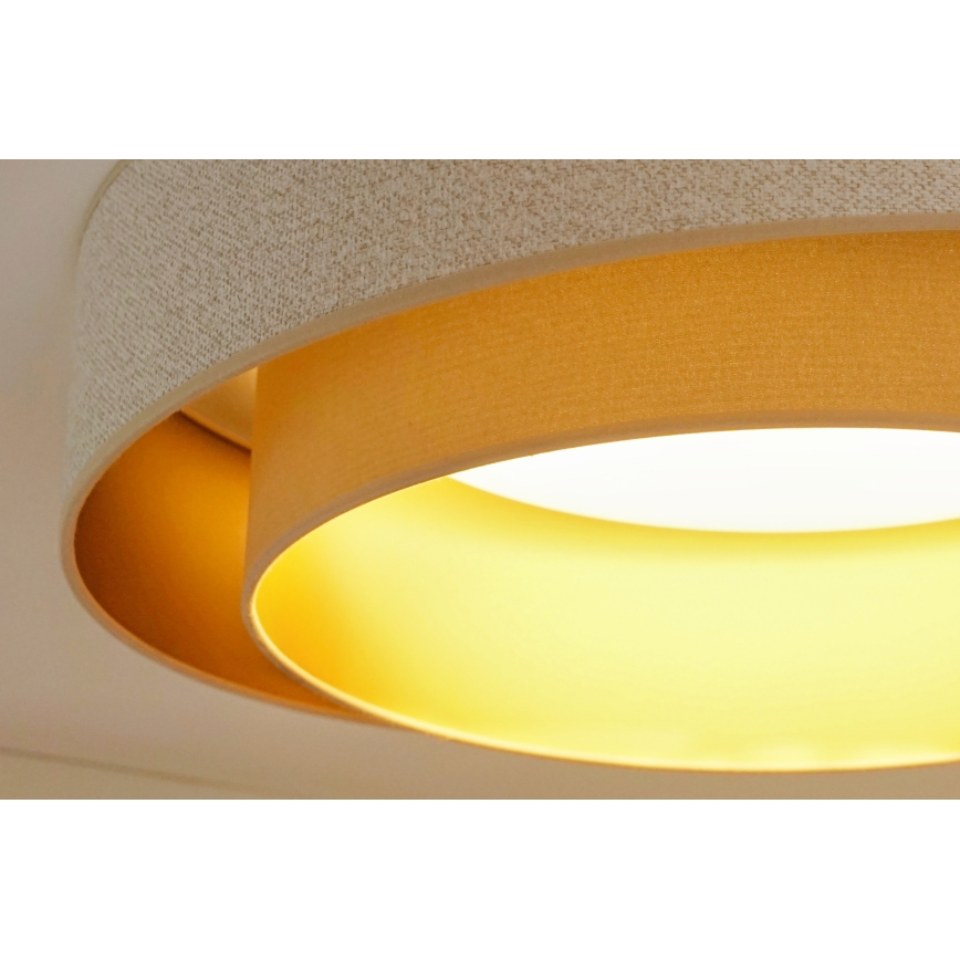 Brilagi - LED Plafon VEGAS SHINE LED/24W/230V śr. 60 cm beżowy/kremowy