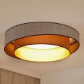 Brilagi - LED Plafon VEGAS SHINE LED/24W/230V śr. 60 cm brązowy