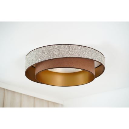 Brilagi - LED Plafon VEGAS SHINE LED/24W/230V śr. 60 cm brązowy