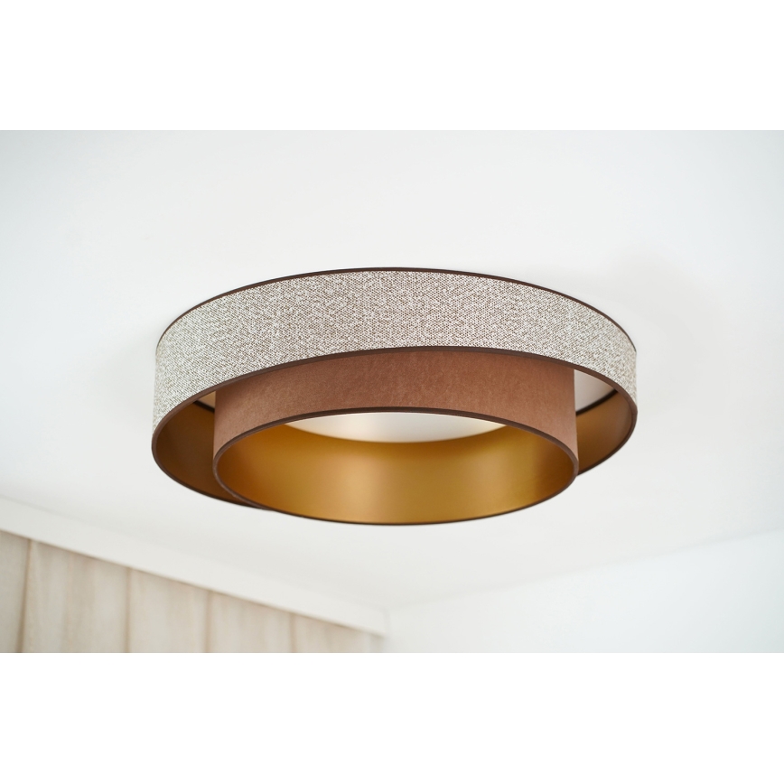 Brilagi - LED Plafon VEGAS SHINE LED/24W/230V śr. 60 cm brązowy