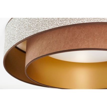 Brilagi - LED Plafon VEGAS SHINE LED/24W/230V śr. 60 cm brązowy