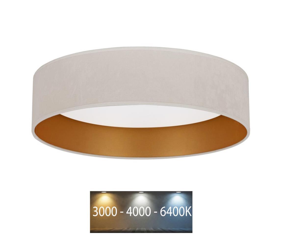 Brilagi - LED Plafon VELVET LED/24W/230V 3000/4000/6400K kremowy/złoty