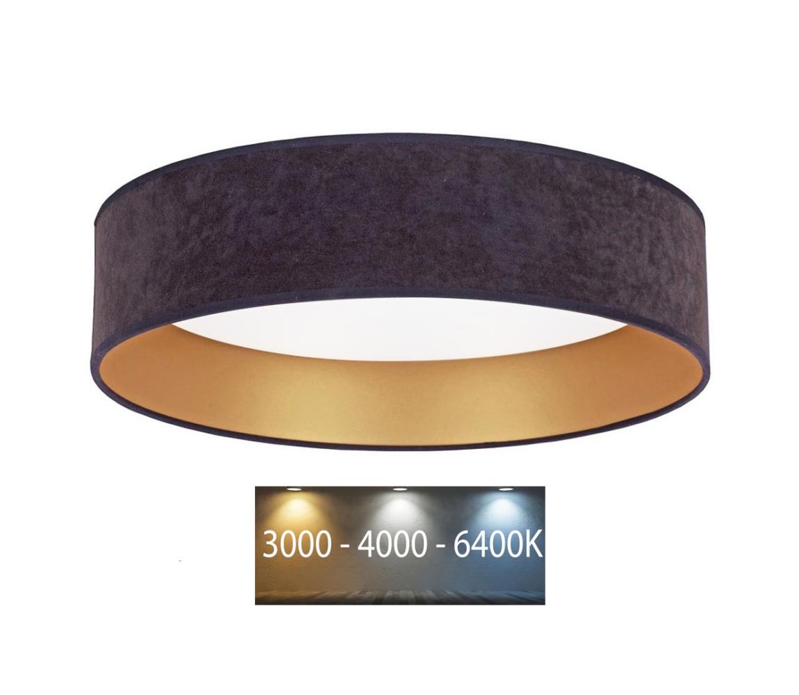 Brilagi - LED Plafon VELVET LED/24W/230V 3000/4000/6400K szry/złoty