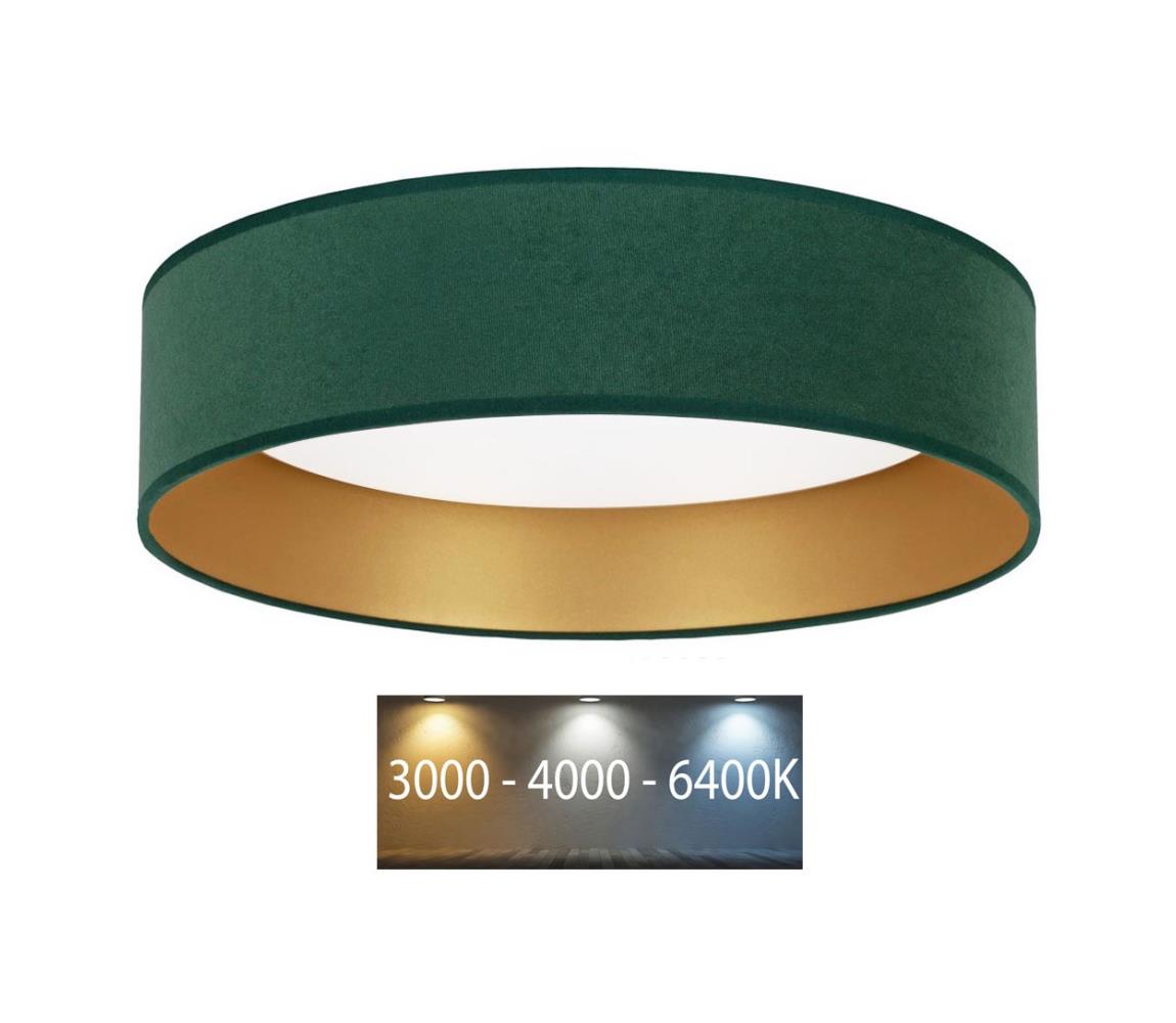 Brilagi - LED Plafon VELVET LED/24W/230V 3000/4000/6400K zielony/złoty