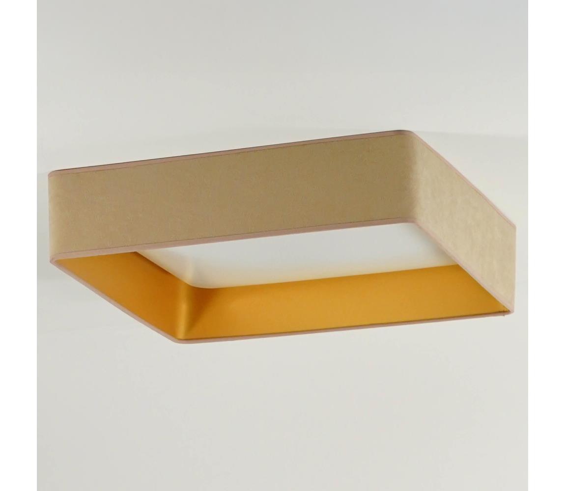 Brilagi - LED Plafon VELVET SQUARE LED/24W/230V beżowe