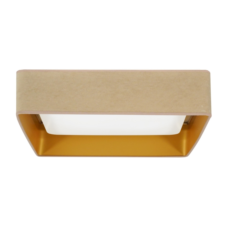 Brilagi - LED Plafon VELVET SQUARE LED/24W/230V beżowe