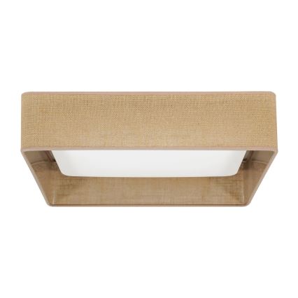 Brilagi - LED Plafon VELVET SQUARE LED/24W/230V brązowe