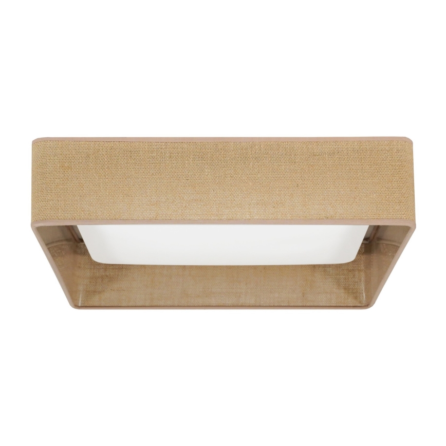 Brilagi - LED Plafon VELVET SQUARE LED/24W/230V brązowe