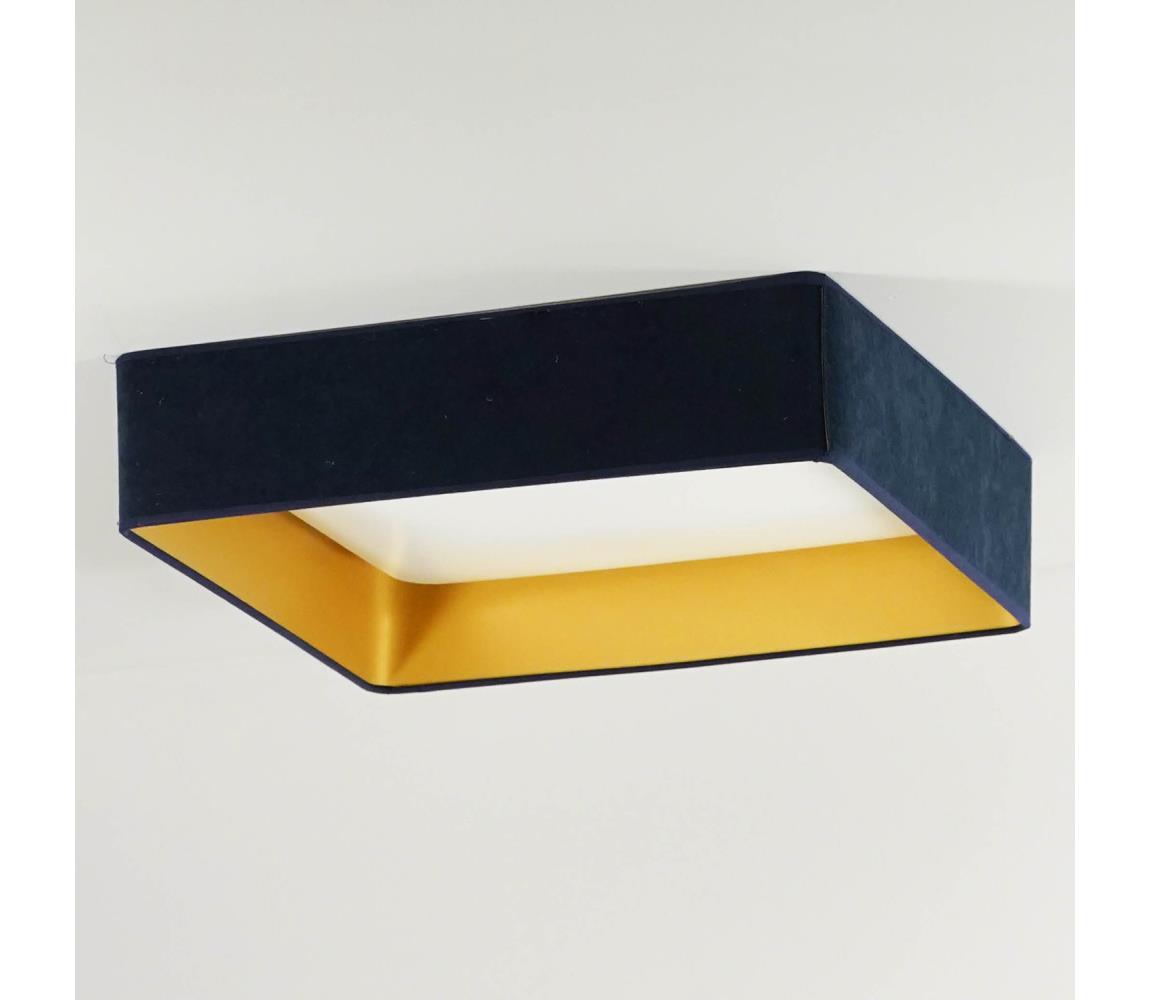 Brilagi - LED Plafon VELVET SQUARE LED/24W/230V ciemno niebieski