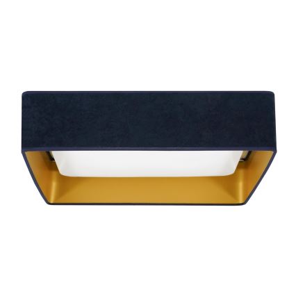 Brilagi - LED Plafon VELVET SQUARE LED/24W/230V ciemno niebieski