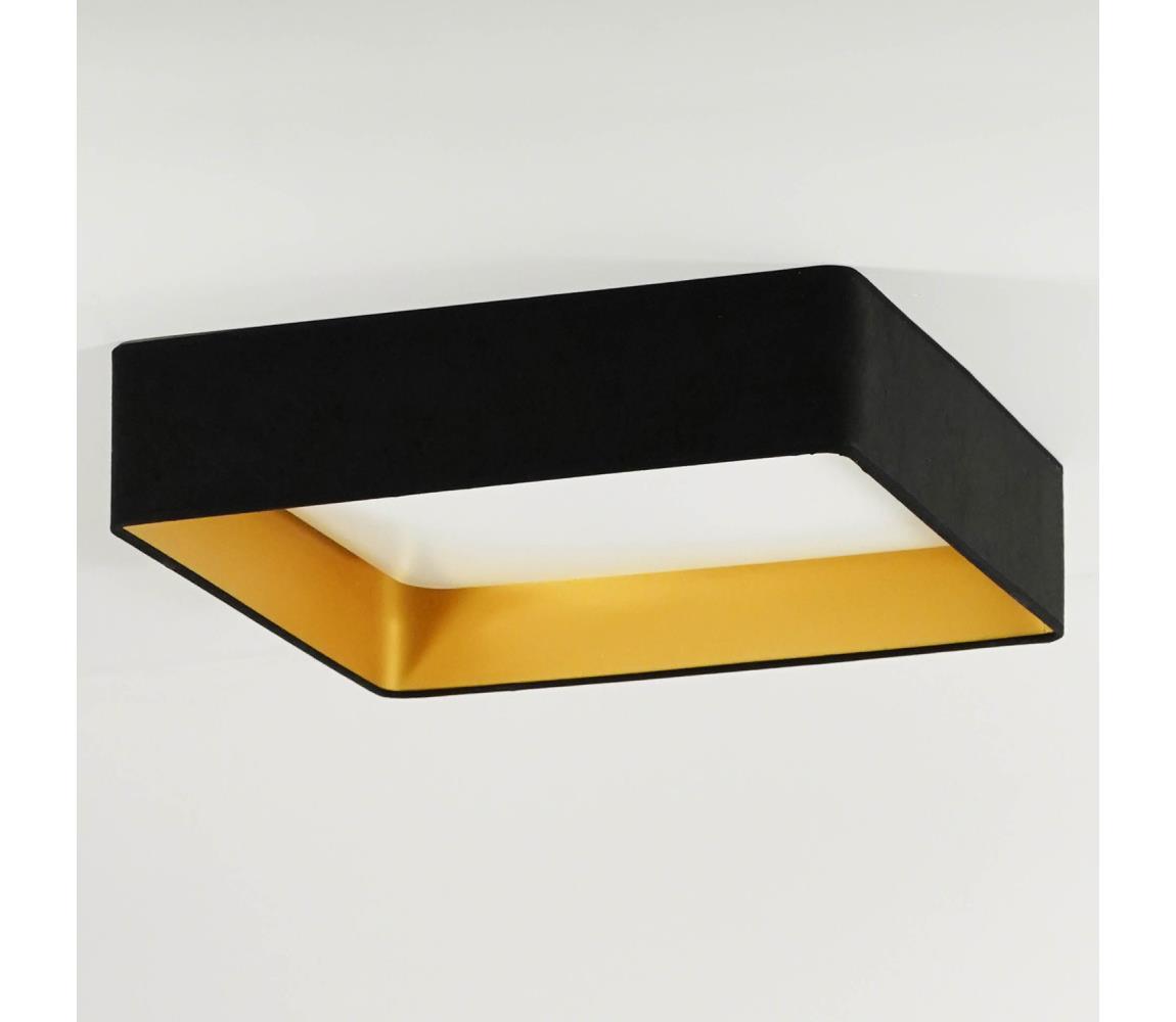 Brilagi - LED Plafon VELVET SQUARE LED/24W/230V czarne