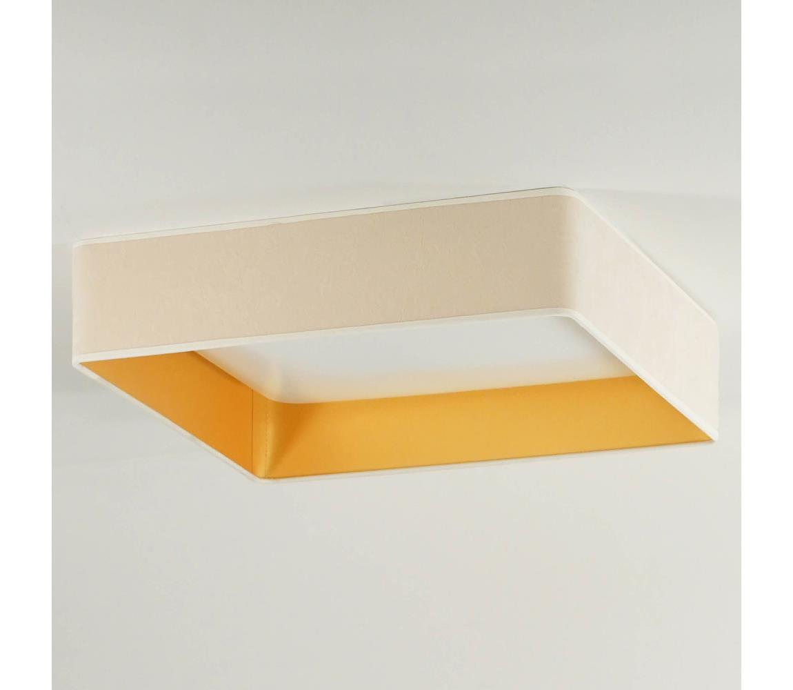 Brilagi - LED Plafon VELVET SQUARE LED/24W/230V kremowy