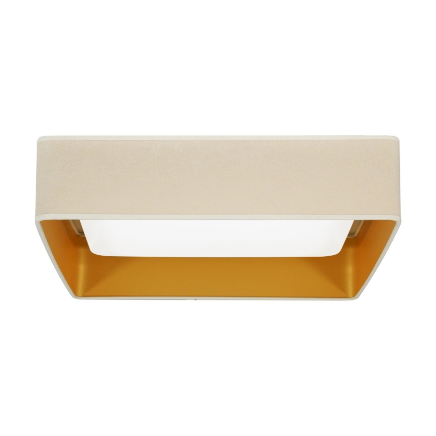 Brilagi - LED Plafon VELVET SQUARE LED/24W/230V kremowy