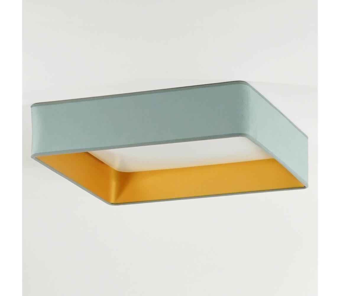 Brilagi - LED Plafon VELVET SQUARE LED/24W/230V miętowy