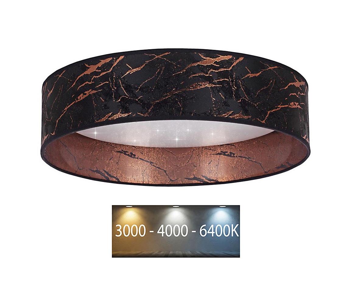 Brilagi - LED Plafon VELVET STAR LED/24W/230V śr. 40 cm czarny/miedź