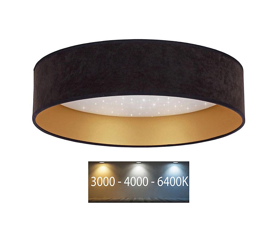 Brilagi - LED Plafon VELVET STAR LED/24W/230V śr. 40 cm czarny/złoty