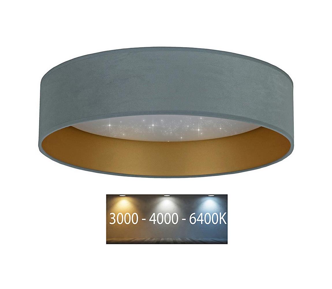 Brilagi - LED Plafon VELVET STAR LED/24W/230V śr. 40 cm mietowy/złoty