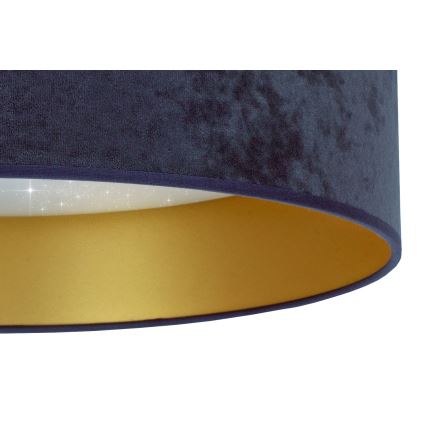 Brilagi - LED Plafon VELVET STAR LED/24W/230V śr. 40 cm 3000K/4000K/6400K niebieski/złoty