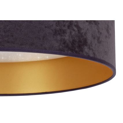 Brilagi - LED Plafon VELVET STAR LED/24W/230V śr. 40 cm 3000K/4000K/6400K szary/złoty