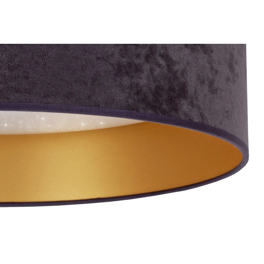 Brilagi - LED Plafon VELVET STAR LED/24W/230V śr. 40 cm 3000K/4000K/6400K szary/złoty