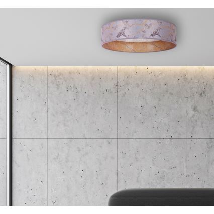 Brilagi - LED Plafon VELVET STAR LED/24W/230V śr. 40 cm 3000K/4000K/6400K szary/złoty