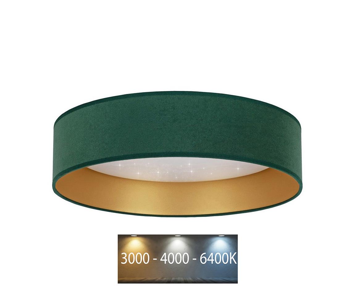 Brilagi - LED Plafon VELVET STAR LED/24W/230V śr. 40 cm  zielony/złoty