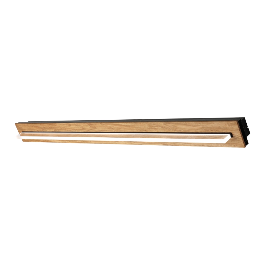 Brilagi - LED plafon WOODY FLAT LED/25W/230V 118 cm dąb/czarny