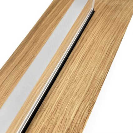 Brilagi - LED plafon WOODY FLAT LED/25W/230V 118 cm dąb/czarny