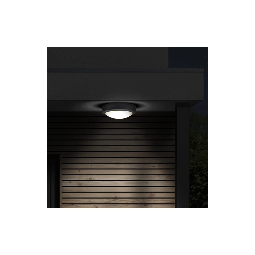 Brilagi - LED Plafon zewnętrzny LED/13W/230V śr. 17 cm IP54 antracyt