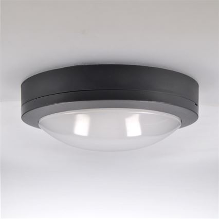 Brilagi - LED Plafon zewnętrzny LED/13W/230V śr. 17 cm IP54 antracyt