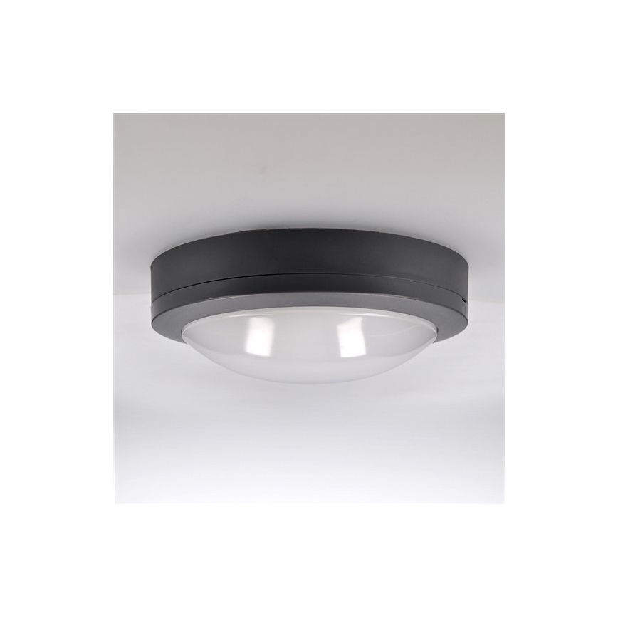 Brilagi - LED Plafon zewnętrzny LED/13W/230V śr. 17 cm IP54 antracyt
