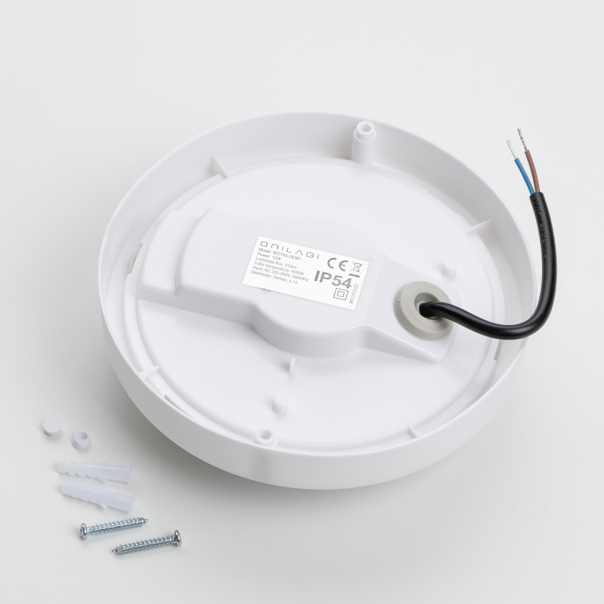 Brilagi - LED Plafon zewnętrzny LED/13W/230V śr. 17 cm IP54
