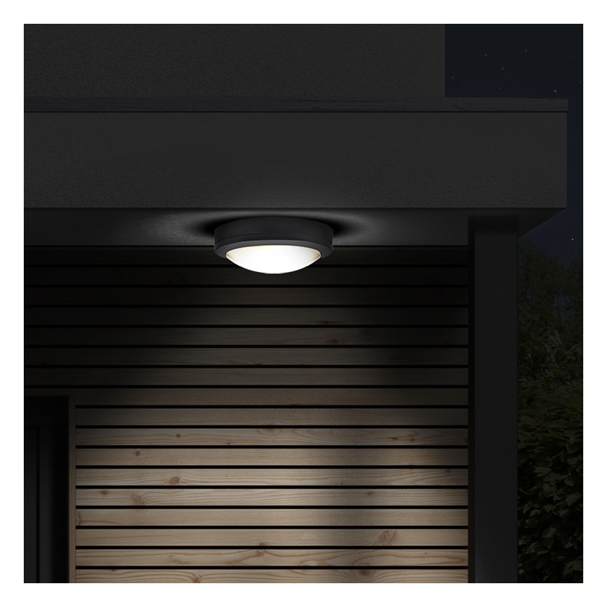 Brilagi - LED Plafon zewnętrzny LED/20W/230V śr. 23 cm IP54 antracyt
