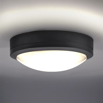 Brilagi - LED Plafon zewnętrzny LED/20W/230V śr. 23 cm IP54 antracyt