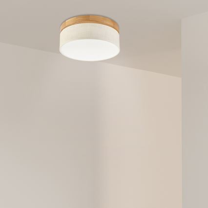 Brilagi - LED Półsufitowe oświetlenie BELLADONNA LED/20W/230V śr. 30 cm kremowy/dąb