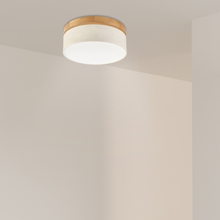 Brilagi - LED Półsufitowe oświetlenie BELLADONNA LED/20W/230V śr. 30 cm kremowy/dąb