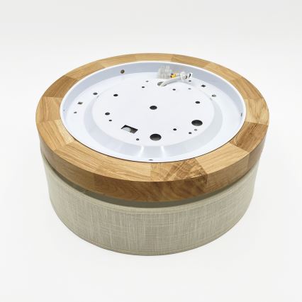 Brilagi - LED Półsufitowe oświetlenie BELLADONNA LED/20W/230V śr. 30 cm kremowy/dąb