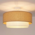 Brilagi - LED Przysufitowy żyrandol BOHO ECO 1xE27/10W/230V śr. 40 cm beżowy/kremowy