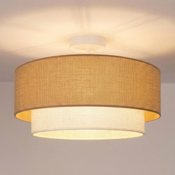 Brilagi - LED Przysufitowy żyrandol BOHO ECO 1xE27/10W/230V śr. 40 cm beżowy/kremowy