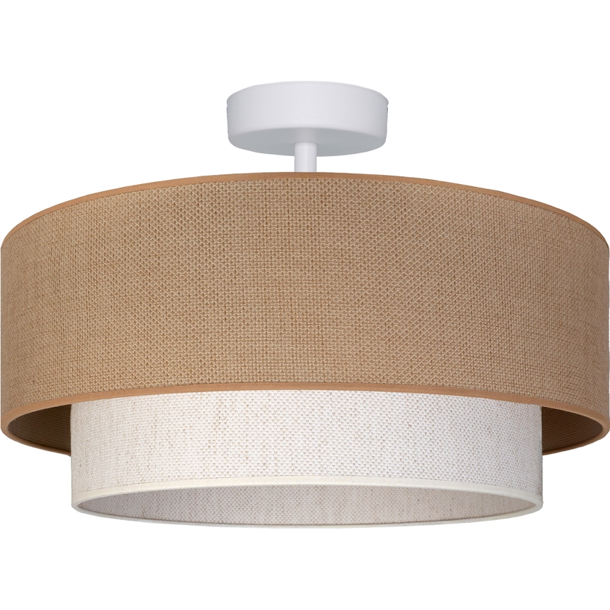 Brilagi - LED Przysufitowy żyrandol BOHO ECO 1xE27/10W/230V śr. 40 cm beżowy/kremowy